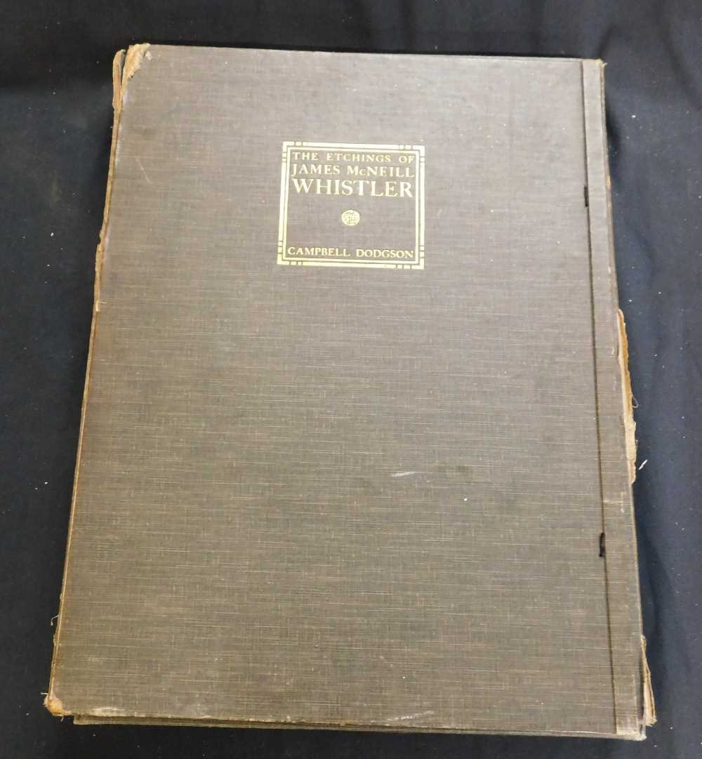 CAMPBELL DODGSON (ED): THE ETCHINGS OF JAMES MCNEIL WHISTLER, London, The Studio, 1922 (200),