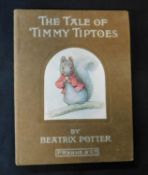 BEATRIX POTTER: THE TALE OF TIMMY TIPTOES, London and New York, Frederick Warne, 1911, 1st