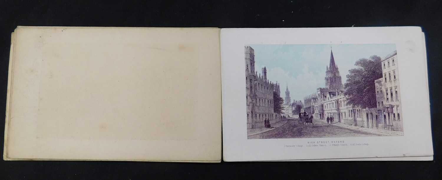 CITY OF OXFORD, (cover title), London, Edinburgh and New York, T Nelson & Sons, circa 1873, 12 - Image 2 of 2