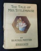 BEATRIX POTTER: A TALE OF MRS TITTLEMOUSE, London and New York, Frederick Warne, 1910, 1st