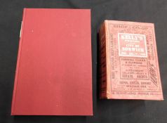 KELLYS DIRECTORY OF THE COUNTIES OF NORFOLK AND SUFFOLK, 1933, Norfolk section only, lacks map,
