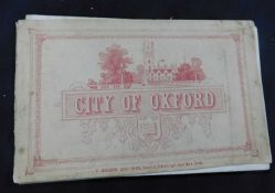 CITY OF OXFORD, (cover title), London, Edinburgh and New York, T Nelson & Sons, circa 1873, 12