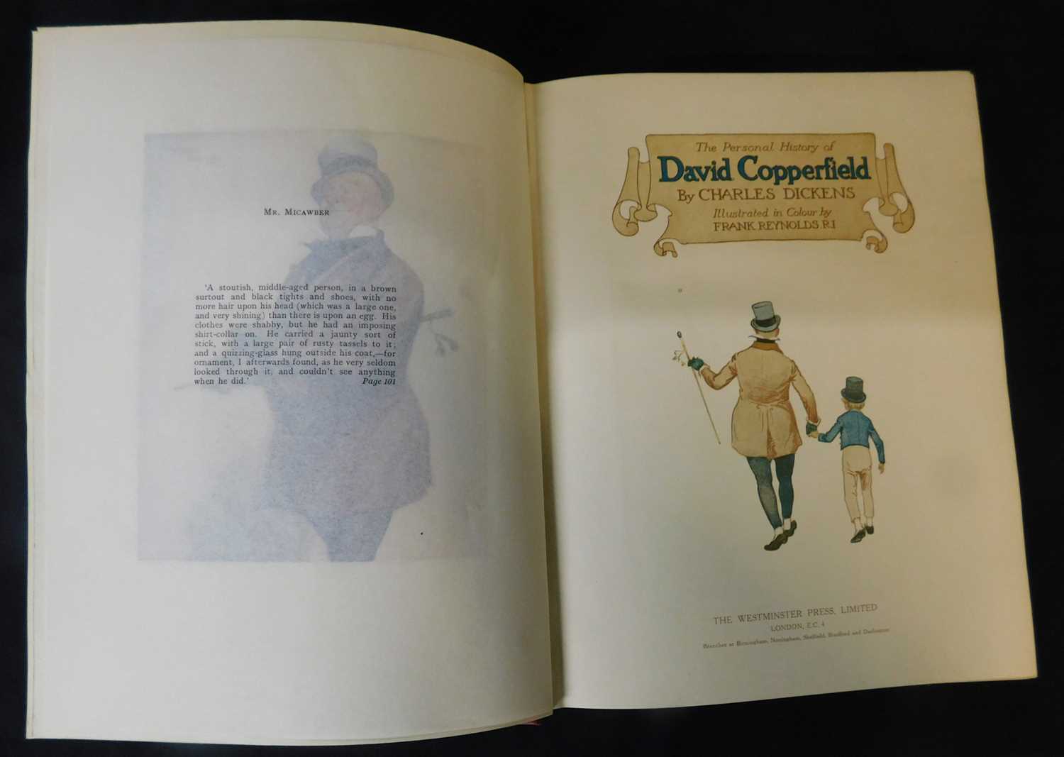 CHARLES DICKENS: THE PERSONAL HISTORY OF DAVID COPPERFIELD, ill Frank Reynolds, London, The - Image 2 of 2