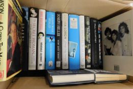 Two boxes: modern firsts including quantity biographies