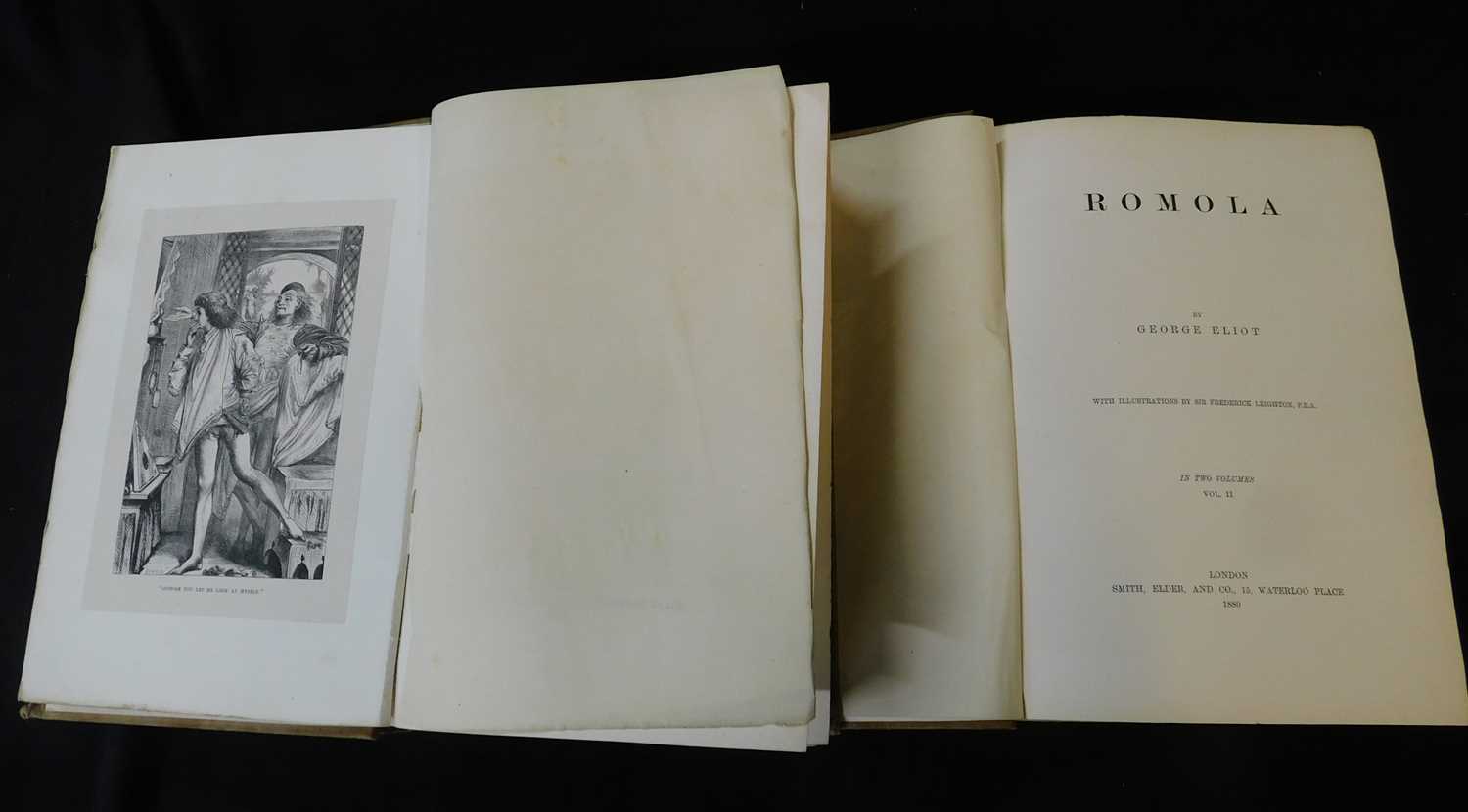 MARY ANNE EVANS 'GEORGE ELIOT': ROMOLA, ill Sir Frederick Leighton, London, Smith Elder & Co,