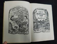 ELIZABETH DAVID: A BOOK OF MEDITERRANEAN FOOD, ill John Minton, London, John Lehmann, 1950, 1st