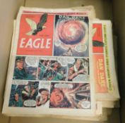 One box: EAGLE comic, 1951-61, 63 issues including 29 issues 1958