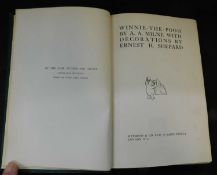 ALAN ALEXANDER MILNE: WINNIE-THE-POOH, ill E H Shepard, London, Methuen, 1926, 1st edition, original