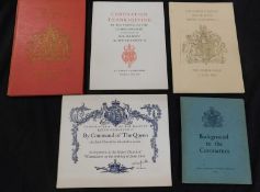 THE CORONATION OF HER MAJESTY QUEEN ELIZABETH II, THE CEREMONIAL II JUNE 1953, 44pp, fo, original