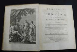 PETER BECKFORD: THOUGHTS UPON HUNTING IN A SERIES OF FAMILIAR LETTERS TO A FRIEND, Sarum, printed by
