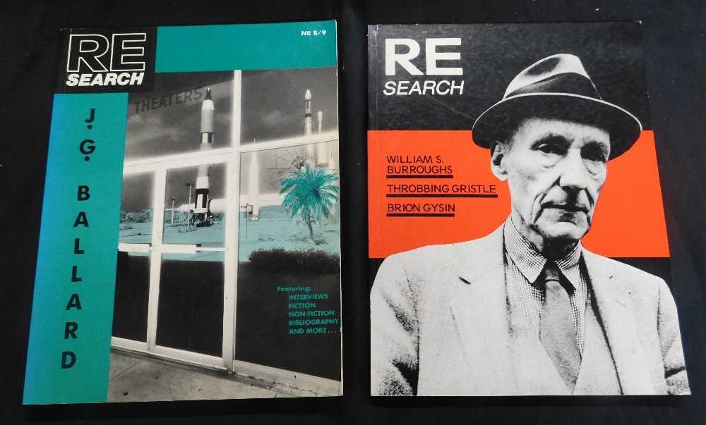 WILLIAM S BURROUGHS AND OTHERS: RE/SEARCH 4/5 - RE/SEARCH 8/9, San Francisco, 1982, 1991, 1st