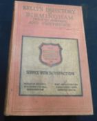 KELLYS DIRECTORY OF BIRMINGHAM (WITH ITS SUBURBS) AND SMETHWICK 1929, folding map and folding plan