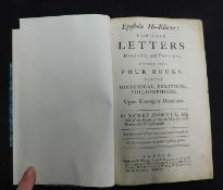 JAMES HOWELL: EPISTOLAE HO-ELIANAE FAMILIAR LETTERS DOMESTIC AND FOREIGN DIVIDED INTO FOUR BOOKS