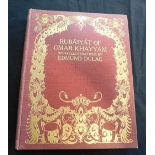 OMAR KHAYYAM: RUBAIYAT, trans Edward Fitzgerald, ill Edmund Dulac, London, Hodder & Stoughton [