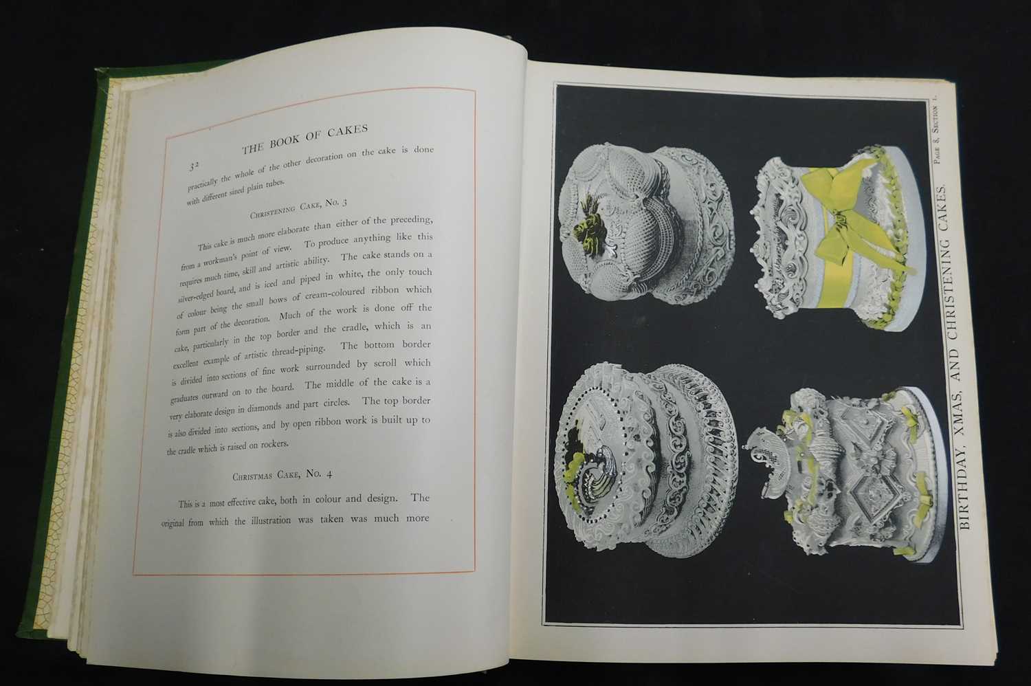 T PERCY LEWIS & A G BROMLEY: THE BOOK OF CAKES, London, Maclaren & Sons, [1903], 1st edition, 47 - Image 2 of 3