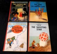 GEORGE REMI 'HERGE' : 4 titles: 'THE ADVENTURES OF TINTIN' SERIES comprising THE CRAB WITH THE