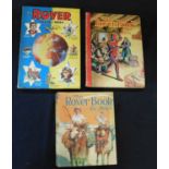 THE ROVER BOOK FOR BOYS, 3 vols, [1929], 4 coloured plates, original pictorial boards, vgc, [