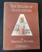 BEATRIX POTTER: THE TAILOR OF GLOUCESTER, London and New York, Frederick Warne, 1903, 1st trade