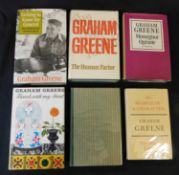 GRAHAM GREENE: 6 titles: IN SEARCH OF A CHARACTER, London, The Bodley Head, 1961, 1st edition,