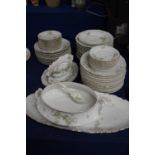 Extensive quantity of Carl Thieme Altwasser dinner wares comprising dinner plates, side plates,