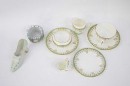 Collection of Royal Doulton china wares, cup and saucer, milk jug, small sugar bowl etc and a