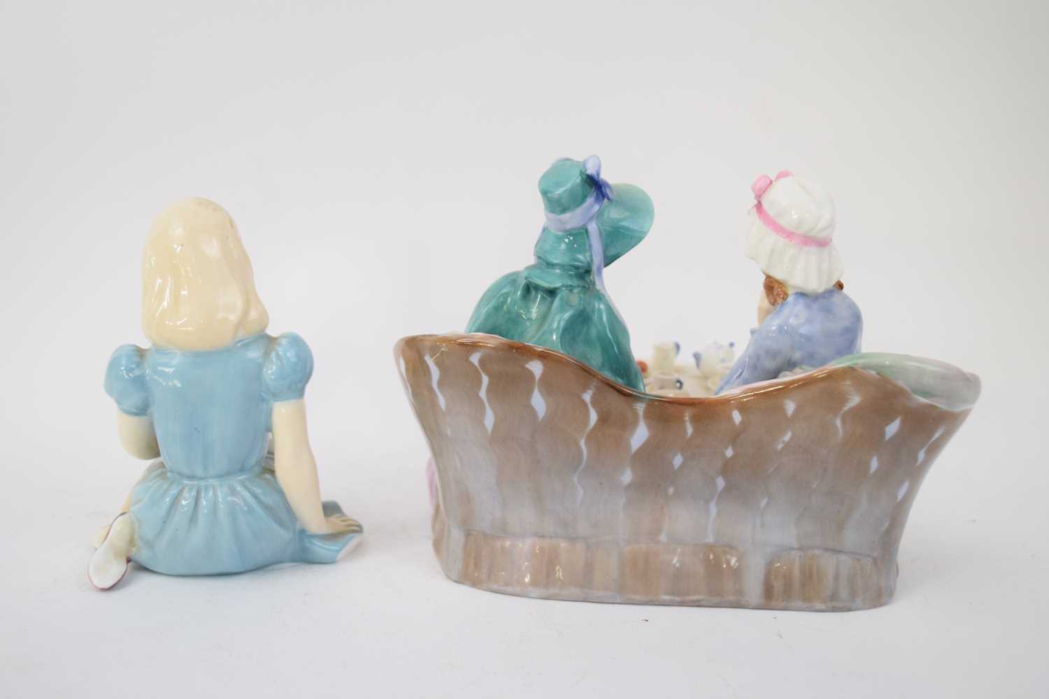 Royal Doulton figure of 'Afternoon Tea', HN1747, together with a further Royal Doulton figure of - Image 4 of 4