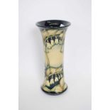 Moorcroft vase with tube lined flowers by Rachel Bishop with artists signature to base and No 4 from