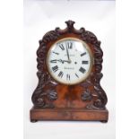 Large mantel clock by Wilson of Stamford, late Regency/early Victorian period, in working order with