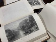 Books: five vols. "Picturesque Europe", contaning numerous steel engracings of mid-C19th Continental