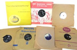 A small collection of 78s including Fats Domino ‘I Can’t Go On’ and Bill Haley & the Comets ‘Rock