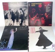 Four Fleetwood Mac and Stevie Nicks LPs (condition between G and VG+)