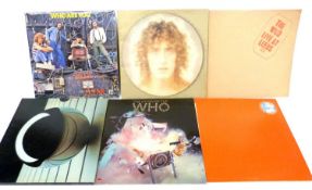 A pack of six THE WHO LPs to include ‘The Who Sell Out’ (track 2407 009), ‘Who Are You’, ‘The