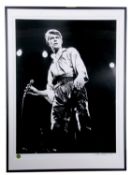 DAVID BOWIE Onstage at Newcastle City Hall, 1978. Measures 37 by 27”. Denis O’Regan is an English