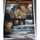 BLADE RUNNER Original 1982 UK cinema poster printed by Vivid Images. A/F