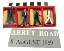 THE BEATLES Abbey Road Lead Figures. A 1999 UK set of four lead figures manufactured by the Little