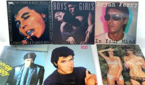 A small collection of 11 ROXY MUSIC and BRYAN FERRY albums (between G and VG+)