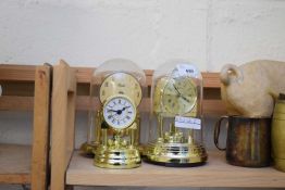 THREE DOME CLOCKS