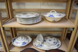 QUANTITY OF PORTLAND POTTERY DINNER WARES INCLUDING TUREENS ETC