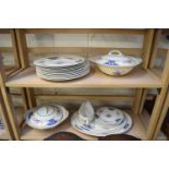 QUANTITY OF PORTLAND POTTERY DINNER WARES INCLUDING TUREENS ETC