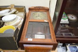 EARLY 20TH CENTURY OAK CASED WALL CLOCK