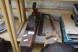 VINTAGE BLOCK PLANE AND SAW