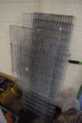 THREE DISASSEMBLED GALVANISED IRON LIVESTOCK CAGES