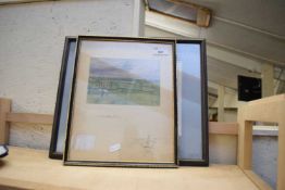 TWO FRAMED PRINTS