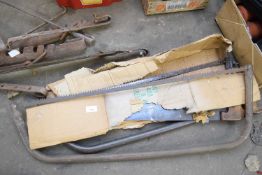 TWO BOW SAWS AND A FURTHER WOODWORKING SAW (3)