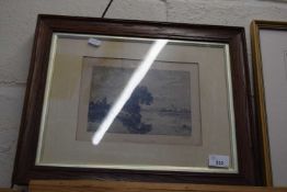 SMALL FRAMED FRENCH ENGRAVING