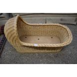 WICKER BABY'S COT