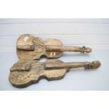 TWO LIGHTWEIGHT COMPOSITION MODEL VIOLINS