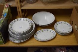 QUANTITY OF RIDGWAY WHITE MIST TABLE WARES