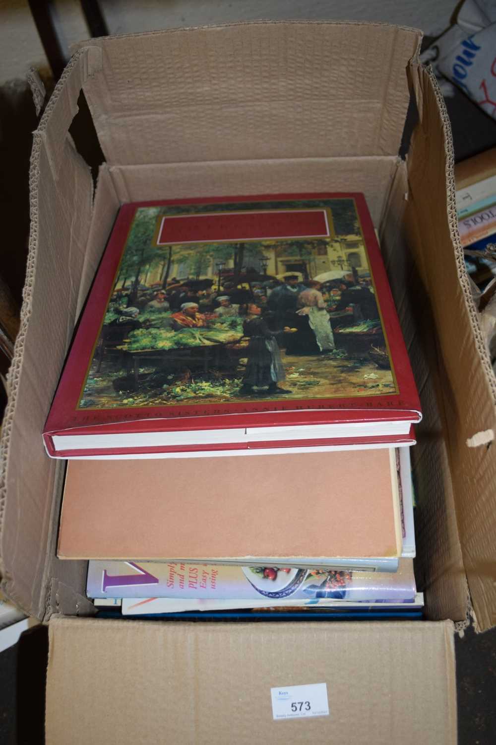 ONE BOX OF MIXED BOOKS