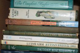 BOX OF MIXED BOOKS - FISHING AND ANGLING INTEREST